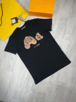 Palm Angels Broken Bear Print Classic T-shirts