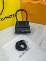 Jacquemus Women Le Chiquito Mini Bag Replica Luxury Women's Reps Crossbody Bags Portable Square Leather Handbag Rep First Copy Ladies Purse Cheap Sale UK Fake White Black Yellow Orange Purple Grey - Image 4