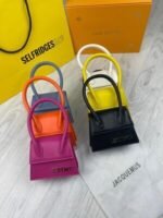 Jacquemus Women Le Chiquito Mini Bag Replica Luxury Women's Reps Crossbody Bags Portable Square Leather Handbag Rep First Copy Ladies Purse Cheap Sale UK Fake White Black Yellow Orange Purple Grey - Image 3