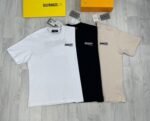Balenciaga Tshirts Men Women Replica Tshirt Half Sleeves T-shirts Men's Women's Reps T-shirt Fake Crewneck Rep T Shirt Cheap First Copy Front Back Logo Printed Tee Shirts Black White Beige Sale UK