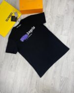 Palm Angels Sprayed Logo Crewneck T-shirts