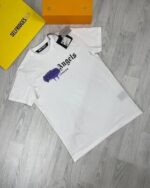 Palm Angels Spray Logo Crewneck T-shirts - Image 4