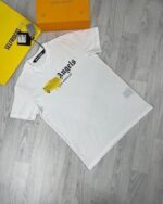 Palm Angels Spray Logo Crewneck T-shirts - Image 2