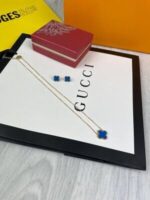 Van Cleef & Arpels Necklace and Ear Ring Set with 4 Colours - Image 4
