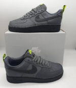 Nike Air Force 1 Low '07 Iron Grey Volt Black Men Trainers