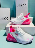 White Nike Trainers Womens 270s Pink - Image 2