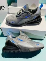 Nike Womens Trainers 270s Grey Blue Sneakers Womens Nike Trainers - Image 3