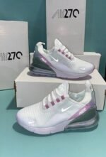 Nike Air Max 270s Summit White Regal Pink Women Sneakers - Image 2