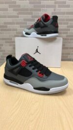 Nike Air Jordan 4 Infrared PS GS Black Men's Trainers - Image 2