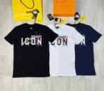 Dsquared Icon T-Shirts with 3 colors of variation having a Splash of Multi Shades