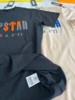 Trapstar London Chenille Decoded It's A Secret T-Shirt In Grey And Off White Colors In All Sizes - Image 2