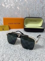 Louis Vuitton Men's Women's LV Metal Frame Sunglasses - Image 2