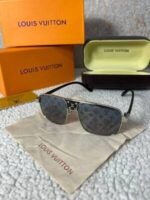 Louis Vuitton Men's Women's LV Rectangular Frame Sunglasses - Image 2