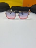 Chanel Vintage Pink Square Frame Women Replica Sunglasses Women's Fake Eyewear Rep Outdoor Driving Lens First Copy Beach Polarized Sunglass Cheap Reps Fashion Designer Frames Sale UK - Image 4