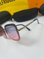 Chanel Vintage Pink Square Frame Women Replica Sunglasses Women's Fake Eyewear Rep Outdoor Driving Lens First Copy Beach Polarized Sunglass Cheap Reps Fashion Designer Frames Sale UK - Image 6