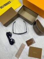 Gucci Men's Women's Aviator Black Blue Sunglasses - Image 5