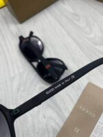 Gucci Men's Women's Aviator Black Blue Sunglasses - Image 4