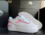Nike Air Force Shadow 1 White Pink Women's Rep Trainers Sale UK