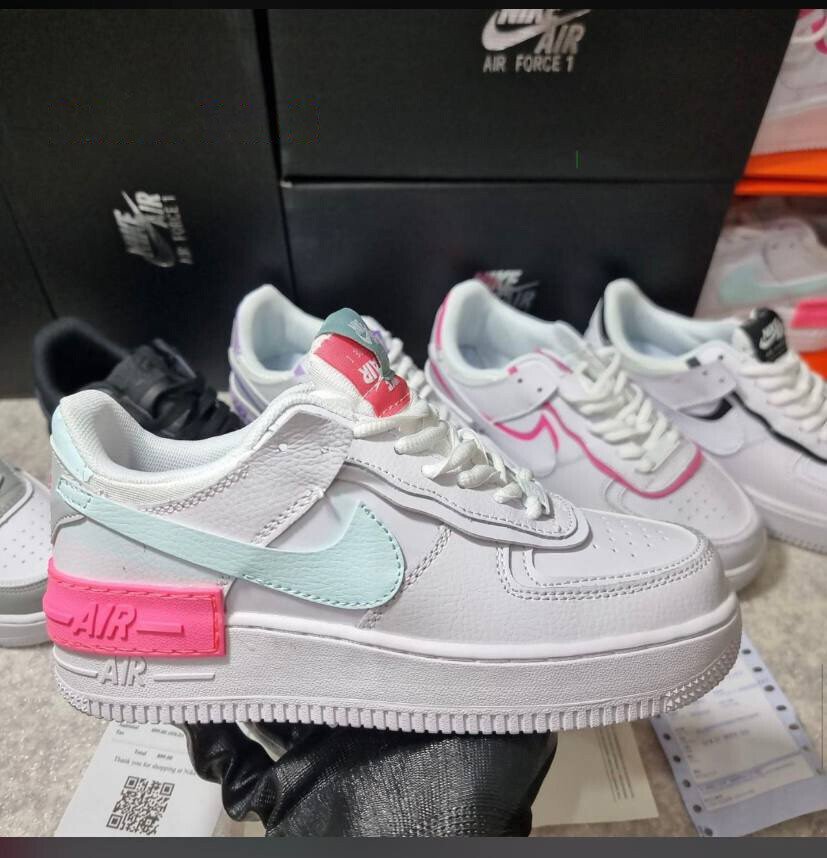 3590947762.jpg Nike Airforce-Shadow Seafoam White Women's Trainers Sale UK - Image 1