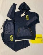 Nike Air Max Oversized Pullover Hoodie Asphalt Lychee Tracksuit Set in 3 Colors - Image 4