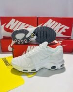 Nike Air Max Plus White Sneakers For Men - Image 3