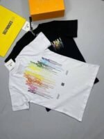 Amiri Men Women T-shirt Designer Logo Printed Trendy T Shirts - Image 2