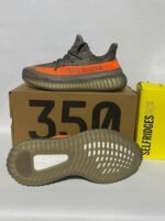 Adidas SPLY 350 Yeezy Shoes Comfort Trainer In Orange Color - Image 3