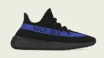 Adidas SPLY 350 Yeezy Shoes Comfort Trainer In Black & Blue Line - Image 3