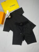 Gucci Men's Monogram GG Print Luxury T-Shirt Shorts Sets
