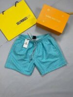 Burberry Men's Shorts Graphic Multi Colors Luxury Designer Logo Printed Comfortable Relaxed Fit Cotton Short Mens Reps Elastic High Waist Check Pajama Rep Boys Cheap Fake Classic Discount Sale UK - Image 3