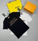 Gucci Selfridges Oversize Washed T-Shirt G Cotton In Black And White Colors - Image 2