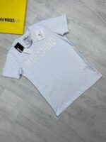 Moschino Couture T-Shirt Crew Neck In Black And White Colors In All Sizes - Image 4
