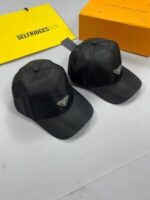 Prada Milano Re-Nylon Triangle Logo Baseball Cap - Image 2