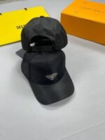 Prada Milano Re-Nylon Triangle Logo Baseball Cap - Image 3
