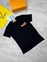 Off White Men Women Replica Multi Logo Tee Shirts Off-White Kids Arrow Race Tshirt Men's Women's Rep T-shirt Black Cheap Tshirts Racing X T-shirts First Copy Short Sleeves Reps T Shirt Fake Sale UK - Image 4