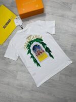 Casablanca Avenida Outfit T-Shirt In White And Black Colors - Image 5