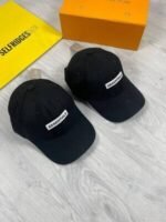 Essentials Nylon Baseball Cap Print Supreme Hat Caps In Black Color - Image 2