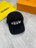 Balenciaga Crew Cotton Baseball Cap - Image 3