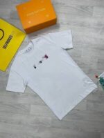 Off-White Tee Shirt Clothing shirts Pink Acrylic Arrow T-shirts in Black and White Tshirt Top - Image 5