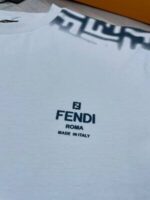 Fendi Roma Fashionably T-Shirt In Black And White Colors - Image 6