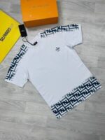 Fendi Roma Fashionably T-Shirt In Black And White Colors - Image 4