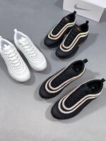 Nike Air Max 97 Light Bone White Black Sneakers UK