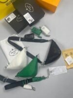 Prada Milano Triangle Symbole Leather Shoulder Bags - Image 2