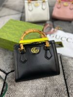 Gucci Women's GG Diana Bamboo Mini Tote Bag