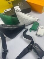 Prada Milano Triangle Symbole Leather Shoulder Bags - Image 3