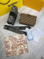 Christian Dior 30 Montaigne Bag Pouch IN Black & Brown Colors - Image 3