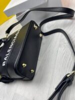 Balenciaga Ville Top Handle Bag Leather Long Belt Handbag - Image 3