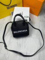 Balenciaga Ville Top Handle Bag Leather Long Belt Handbag - Image 2