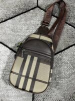 Burberry Women's Check Sling Over The Shoulder Bags Monogram Leather Men's Outdoor Cross Body Avenue Sling Chest Bag Reps Women Fake Cheap Long Zippatch Belt First Copy Replica Sale UK