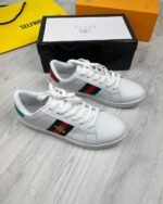 Gucci Ace Bee Women's White Sneakers
